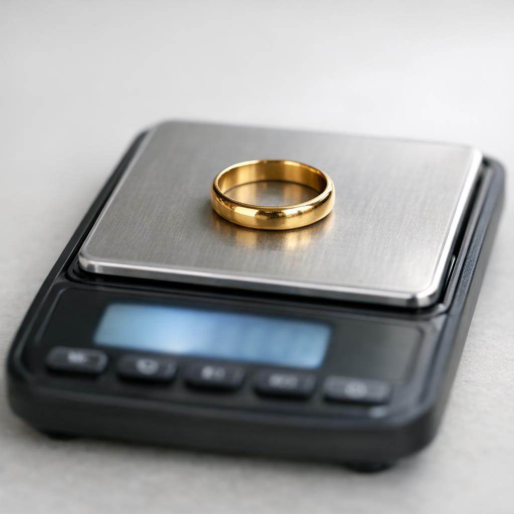 14k vs 18k gold jewelry value reference with weight, hallmarks, stones, maker marks, condition, and appraisal scope