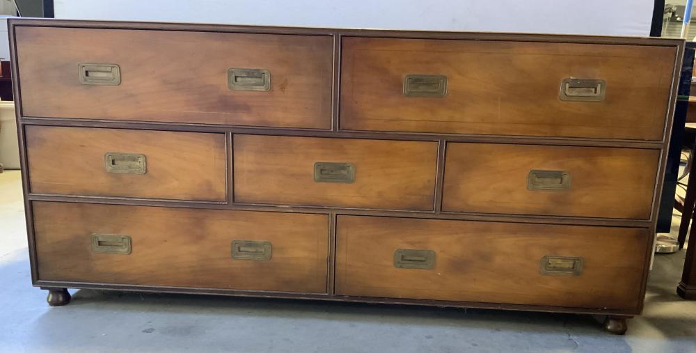 Auction comp thumbnail for Baker Furniture wooden Empire style dresser
