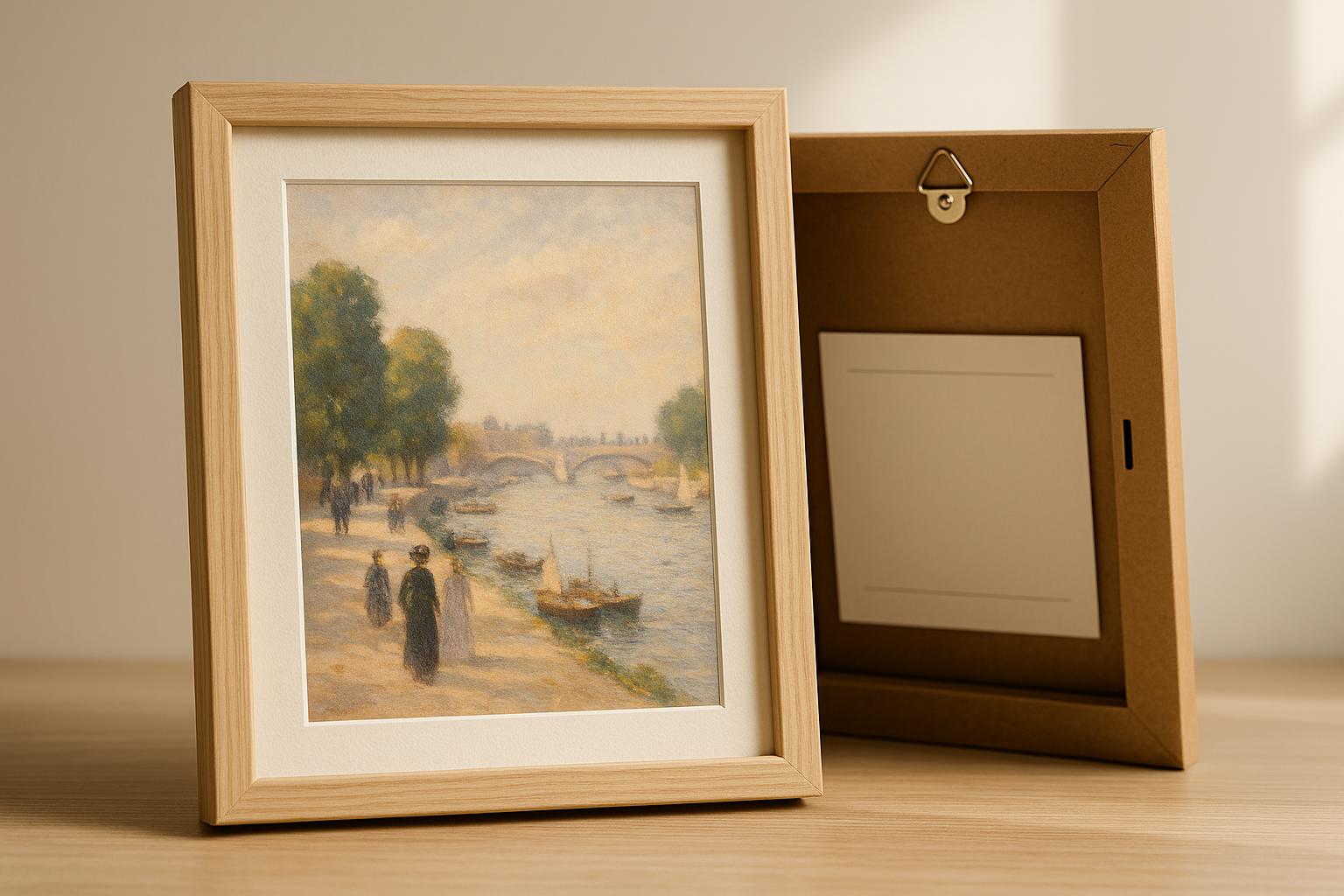Renoir Bathing in the Seine giclee print reference with signature, edition, paper, margins, condition, and framing