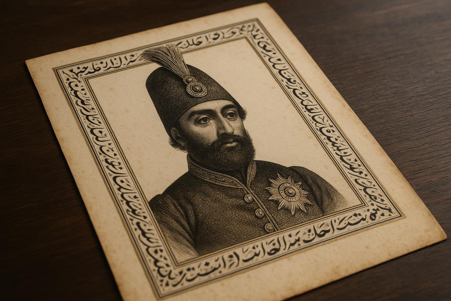 Abbas Mirza Prince Royal of Persia print reference with paper, plate marks, edition clues, hand-coloring, condition, and provenance