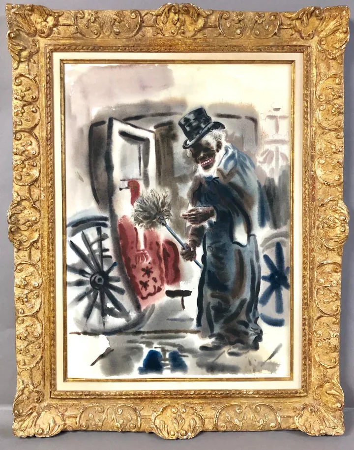 George Grosz painting reference with attribution evidence, medium, condition, provenance, documentation, and market evidence