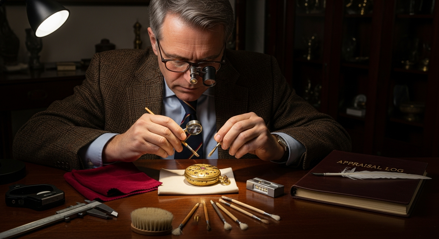 Antique appraisal services near me reference with specialist credentials, report purpose, item photos, fees, local access, online review options, and timing