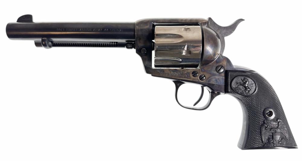 Well-used Colt Single Action Army revolver