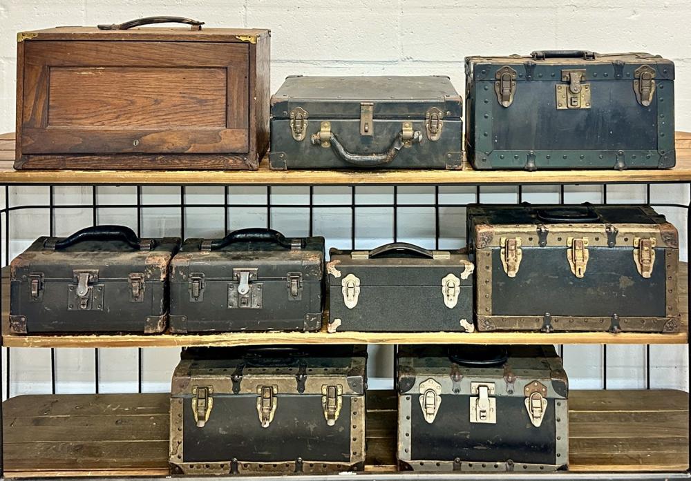 Market example: vintage tool chests with contents