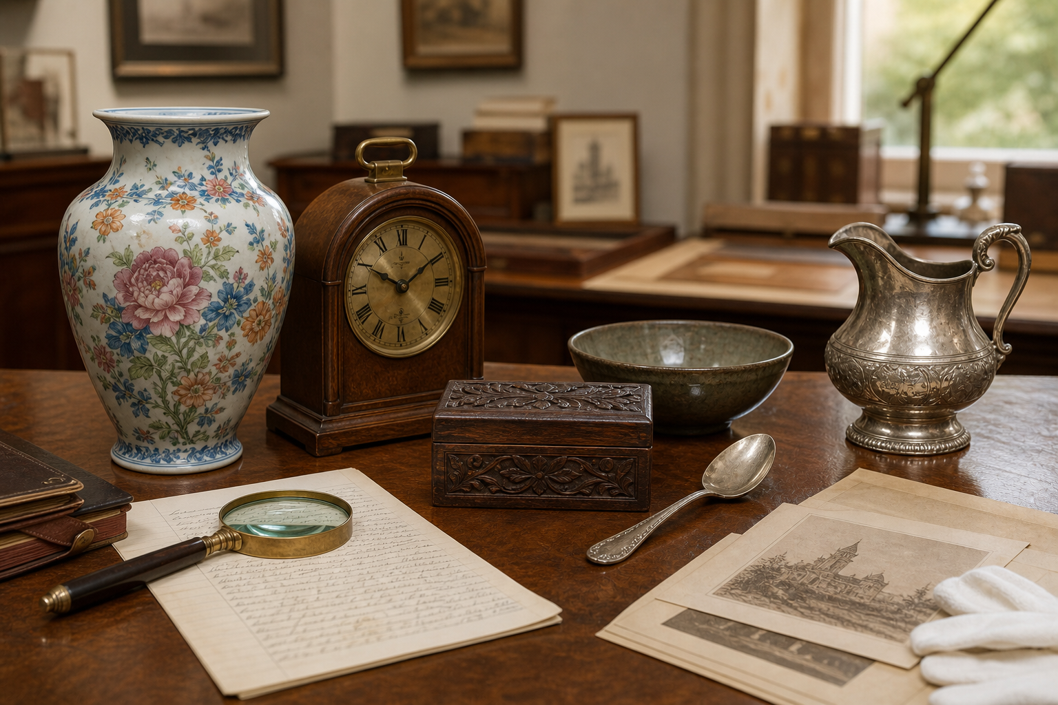 Antique Values Guide: Appraisal Factors, Condition and Proof example