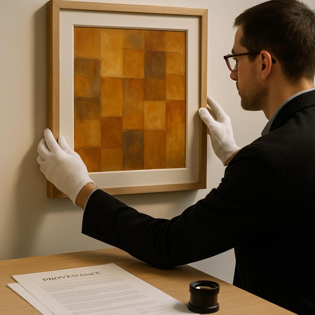 Australian Aboriginal artwork reference with artist attribution, community context, provenance, ethics, condition, documentation, and appraisal purpose