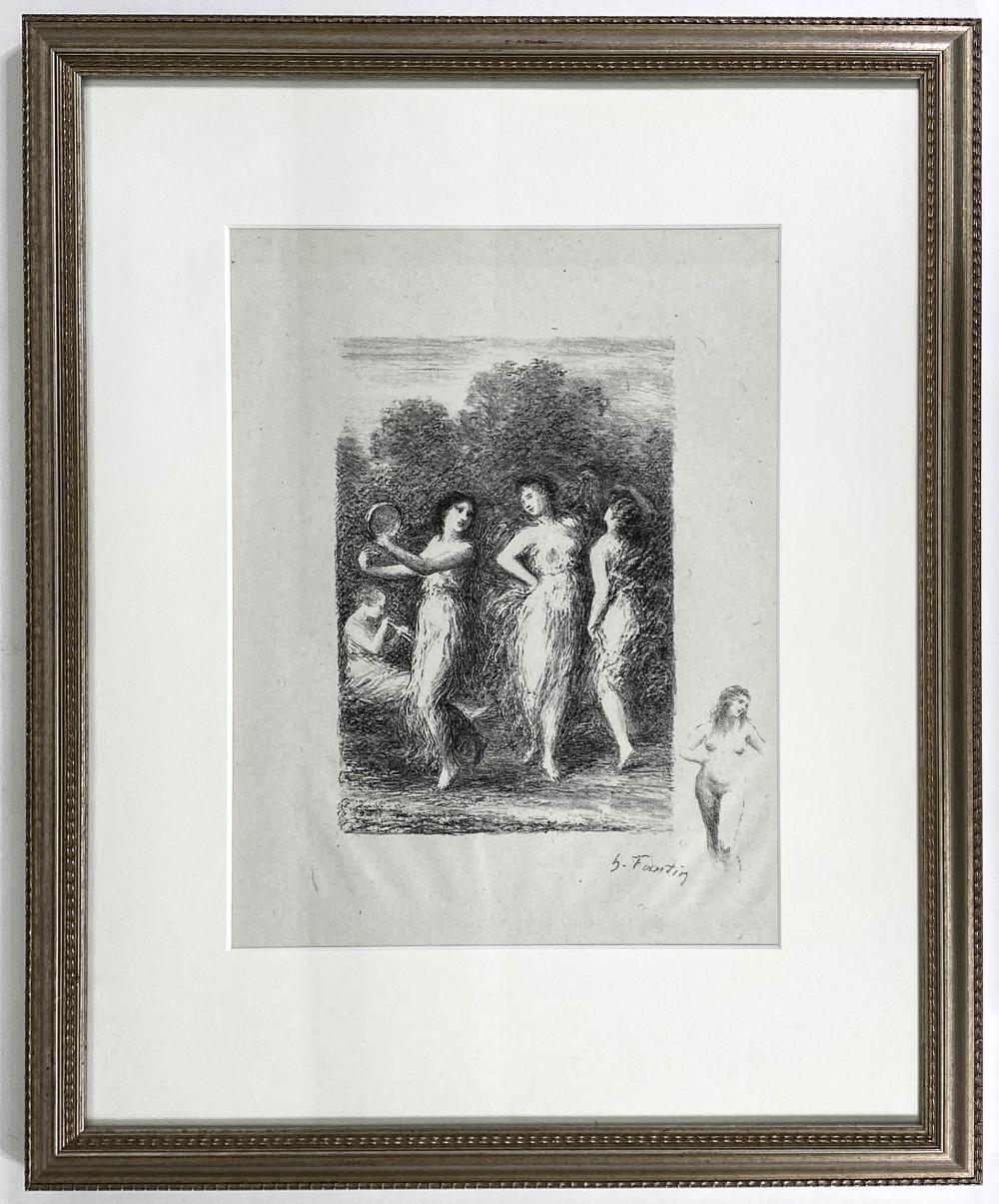 Henri Fantin-Latour lithograph auction comp