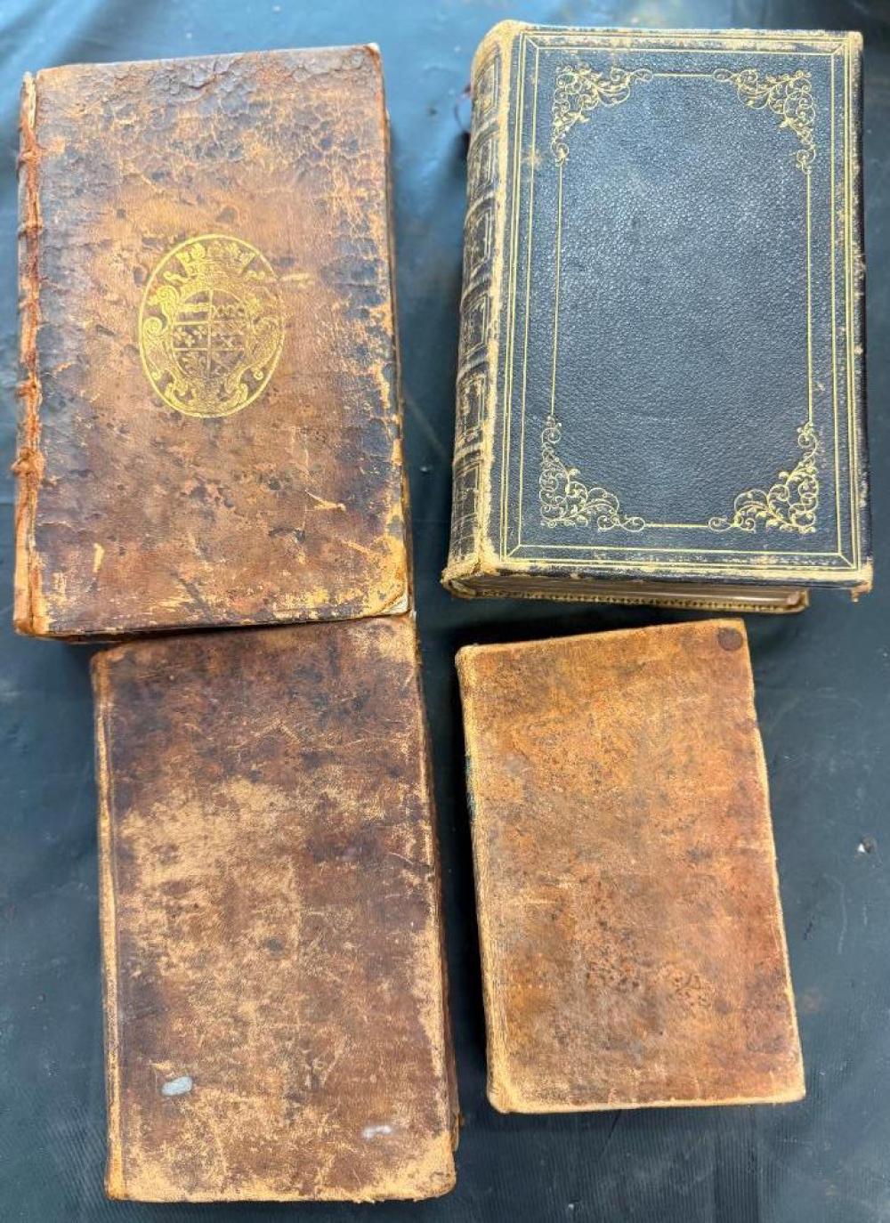 Market example: four antique books