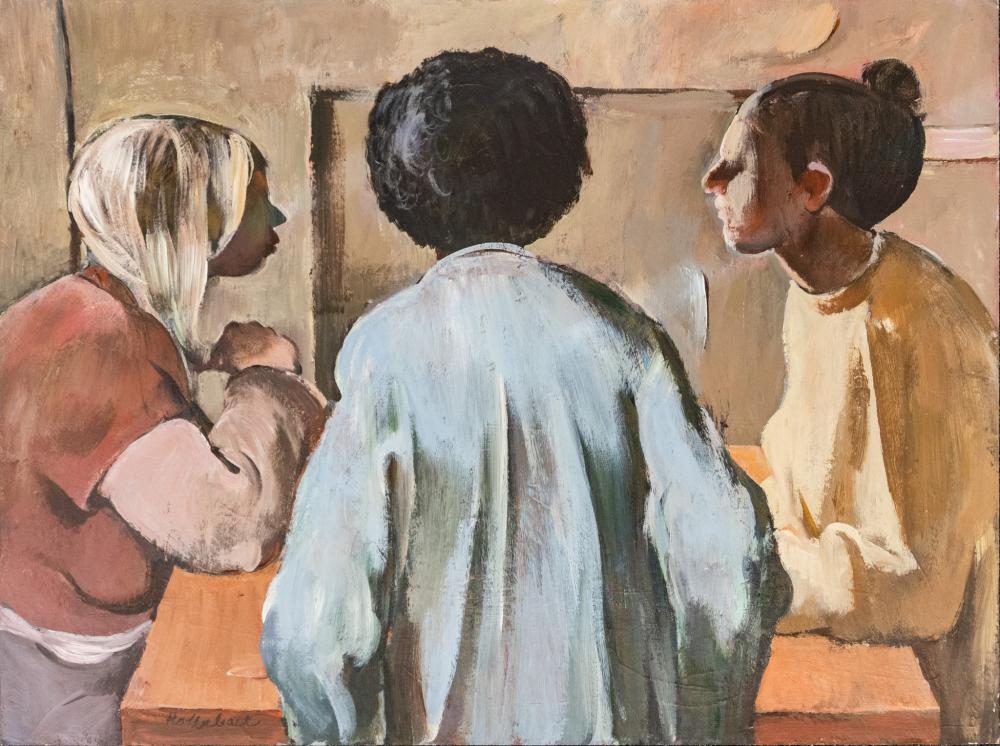 Market example: two Serge Hollerbach oil paintings