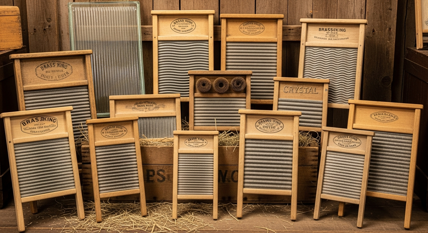 Antique washboard appraisal editorial image