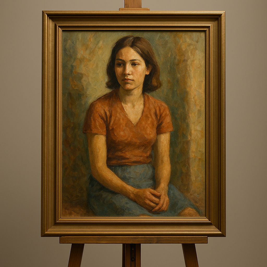 Garth Tapper painting reference with signature, title, medium, subject, surface, condition, and provenance