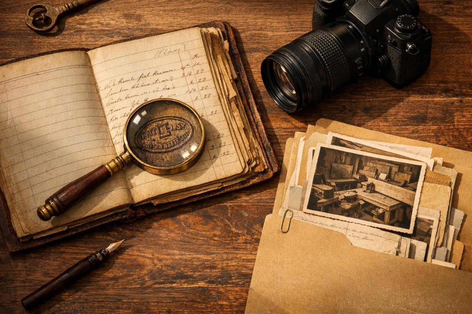 Contextual antique tax appraisal documentation image