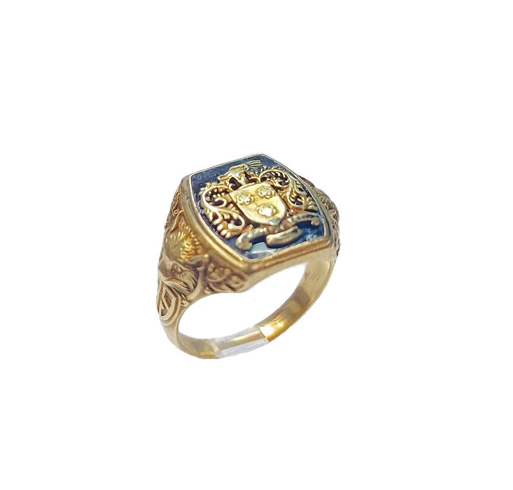 Market example: 1925 14k Tiffany class ring