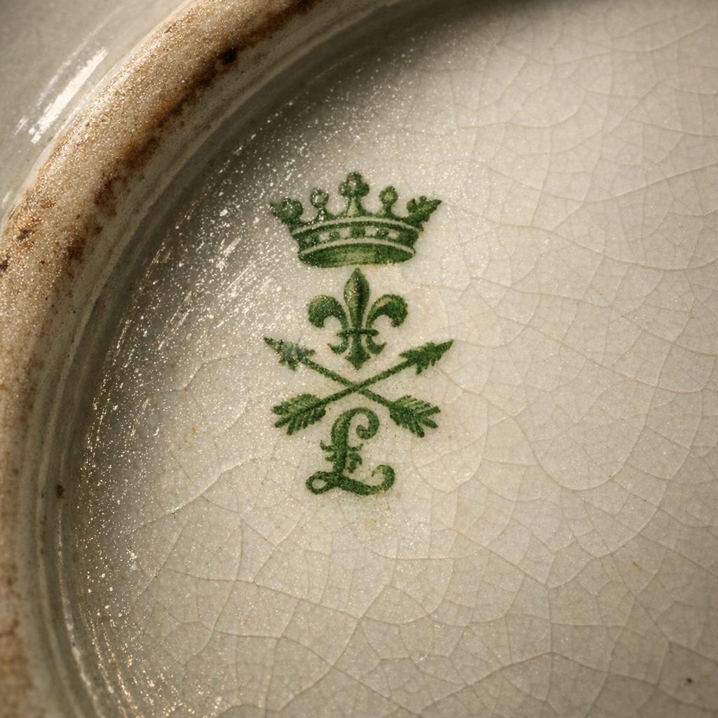 Limoges underglaze factory mark being reviewed for identification