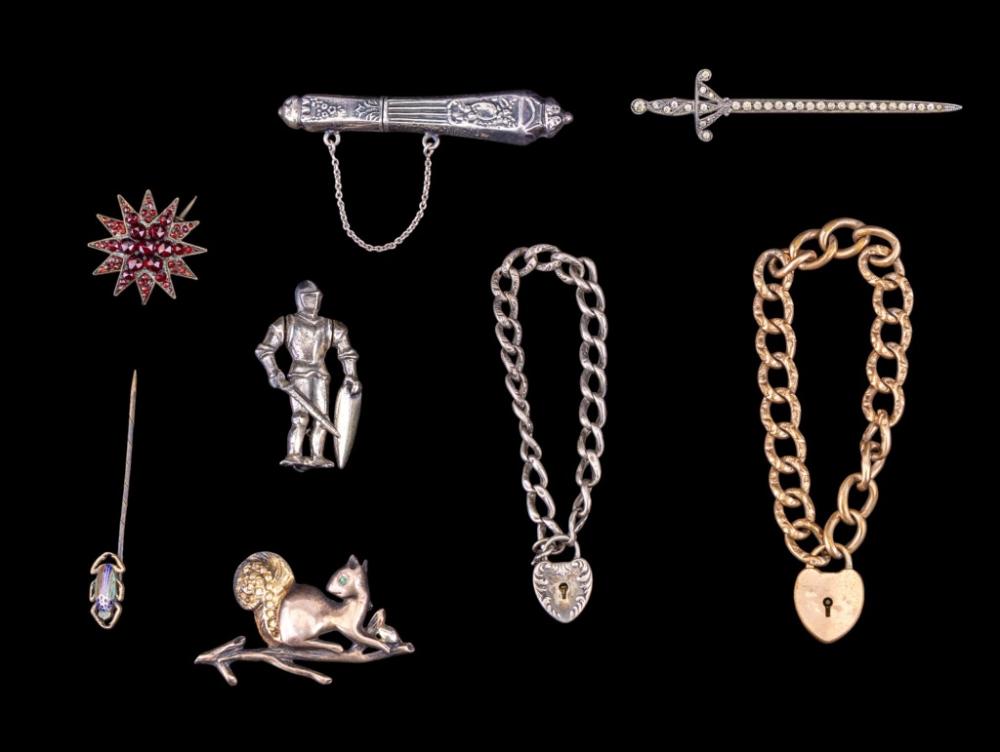 Auction comp thumbnail for Sterling and Gold Filled Estate Jewelry (Keystone Auctions LLC, Lot 621)