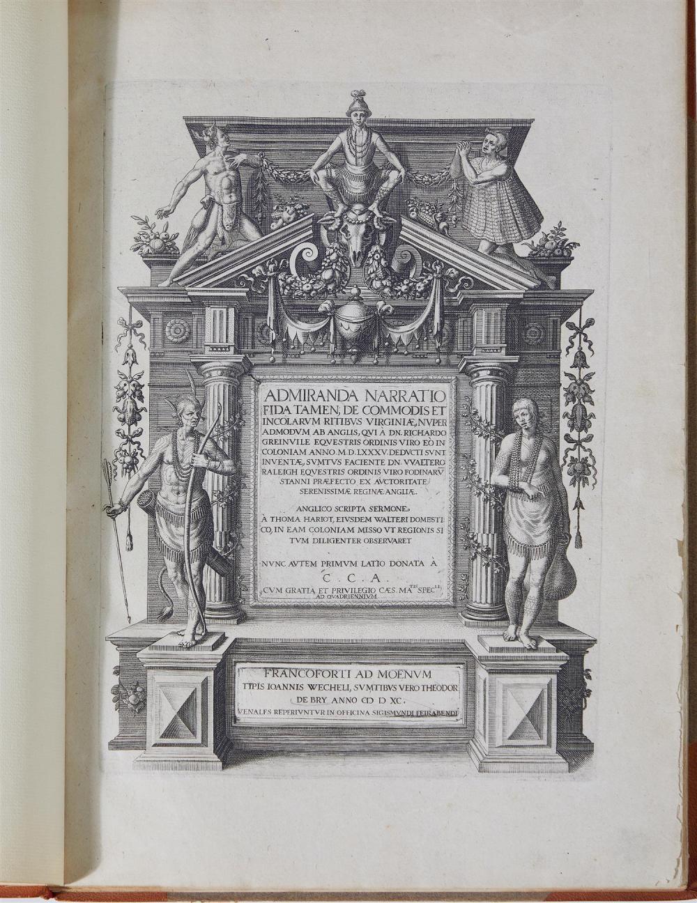 Auction comp thumbnail for Rare Book: Hariot's Virginia (Charlton Hall, Lot 1)