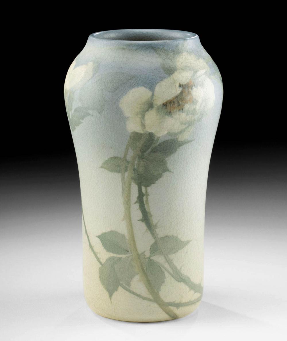 Auction comp thumbnail for Signed Fred Rothenbusch Rookwood Pottery Vase (1905) (Artemis Gallery, Lot 144)