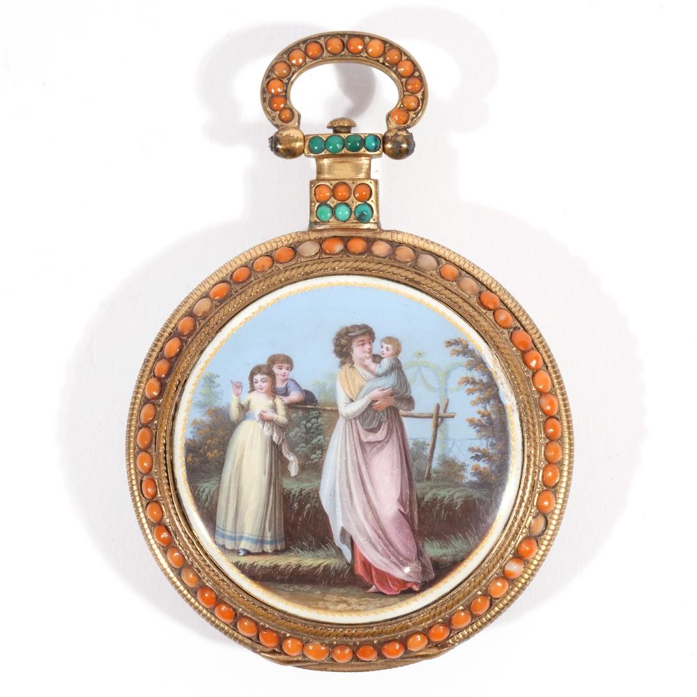 Auction comp thumbnail for 18K RARE DUPLEX WATCH FOR THE CHINESE MARKET (Butterscotch Auction Gallery LLC, Lot 18)