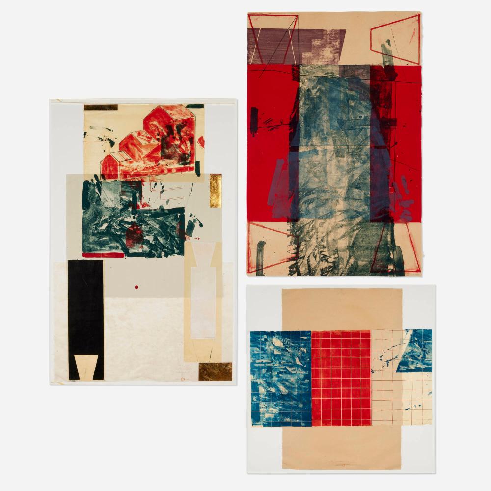 Auction comp thumbnail for Steven Sorman, When Something is a Picture; Which (Necessity); Inside Outside (A Difference in Images) (three works) (Rago Arts and Auction Center, Lot 451)
