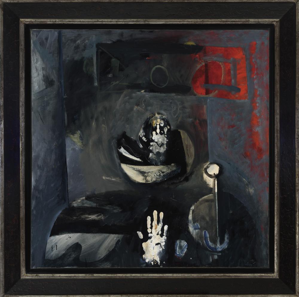 Auction comp thumbnail for ANTONI CLAVE (Barcelona, 1913 - Saint Tropez, 2005) La Main. Oleo sobre tabla de 120 x 120 cm. Firmado y fechado en 1964. Adjunta certificado emitido por los Archivos Clavé con el número: 64HT 9 . Bibliografía: Clavé, Pierre Cabanne, Editiones La Difference, París, 1990, pag. 107. (Sala Retiro Subastas, Lot 116)