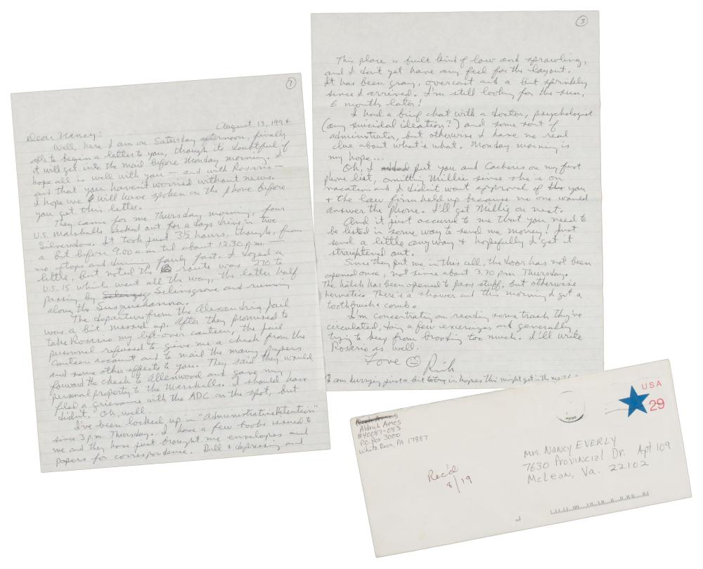 Ames (Aldrich Hazen, b. 1941), An archive of 170+ Autograph Letters Signed