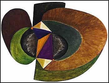 Sorel Etrog 1933 - Canadian wood panel with