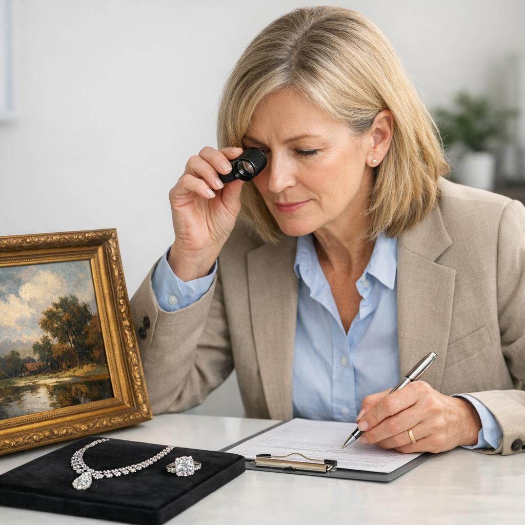 IRS qualified appraiser search with credentials, object specialty, independence, appraisal scope, Form 8283 needs, fair market value basis, timing, and documentation
