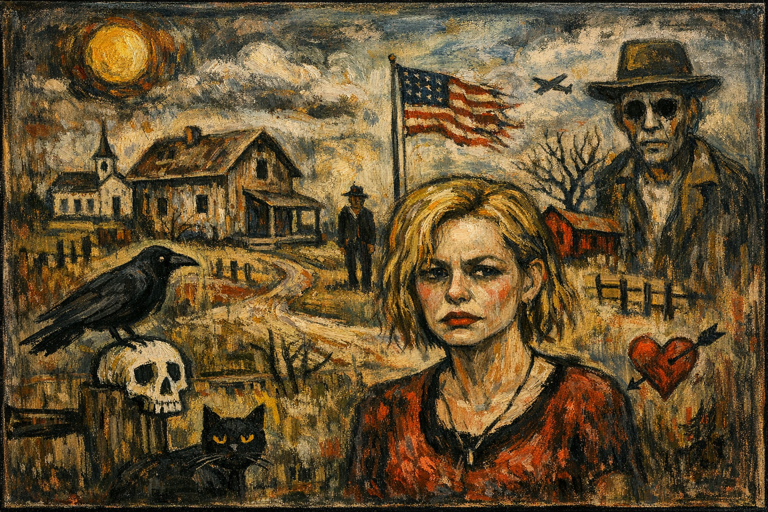 Illustrative art valuation context for a John Mellencamp artwork