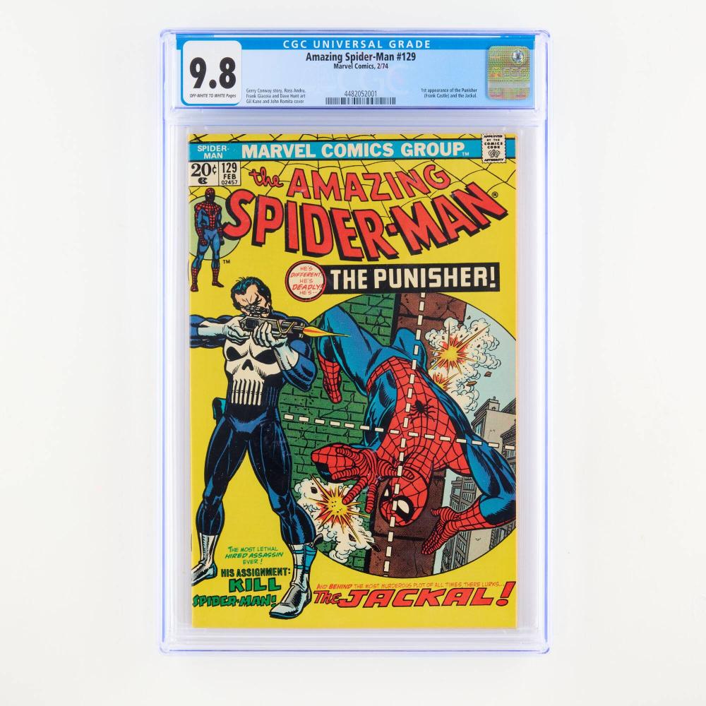 Auction comp photo: Amazing Spider-Man #129 CGC 9.8 (Landry Pop Auctions lot 146)