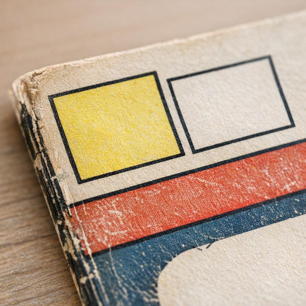 Comic cover corner showing identification box area and corner wear