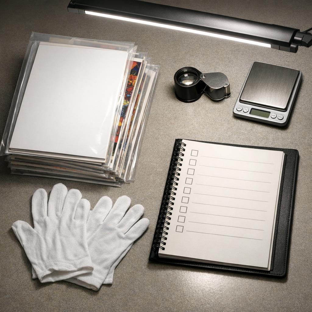 Comic book research workstation for building a key issue comics list