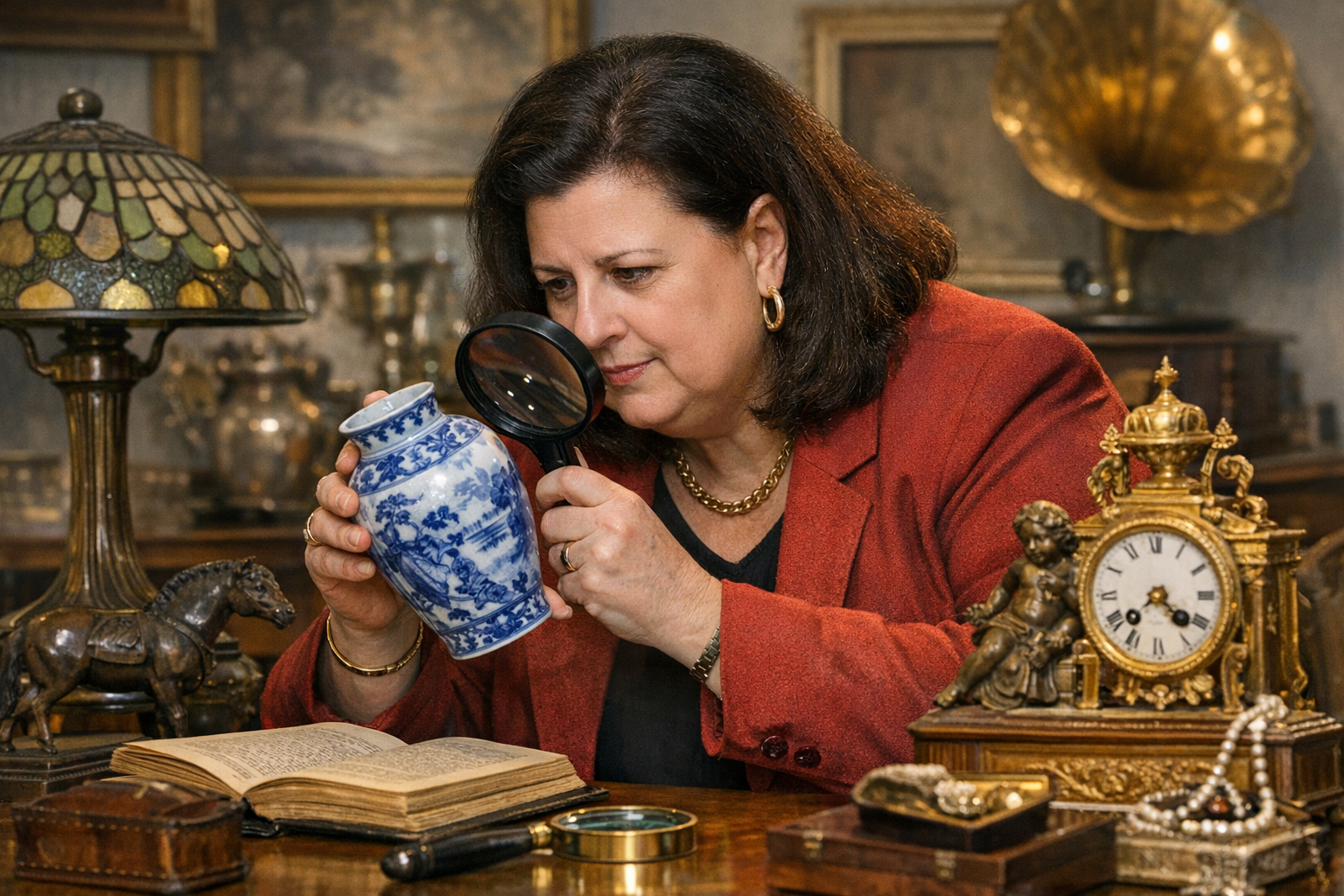 Antique appraiser context for researching Dr. Lori Verderame appraisal services