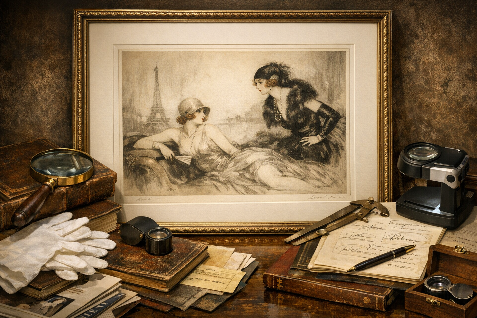 Louis Icart print value appraisal context
