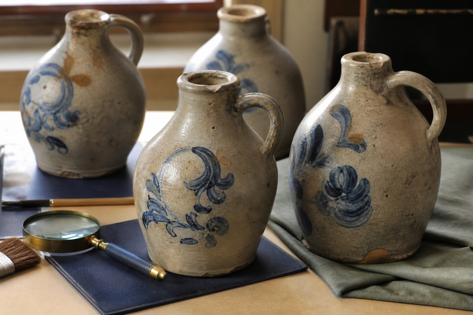 Stoneware jar appraisal context for Martaban container jars