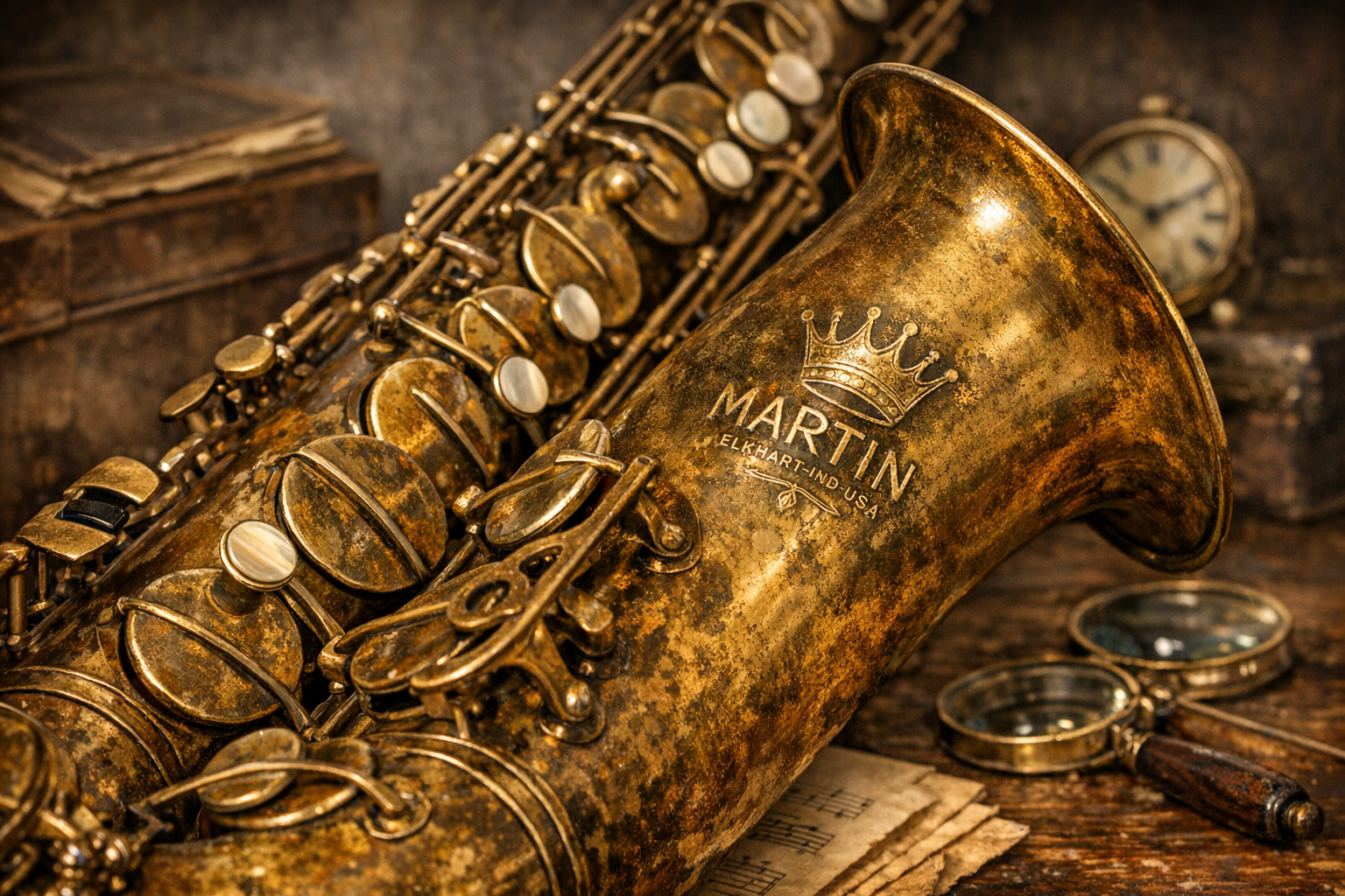 Vintage Martin saxophone appraisal context
