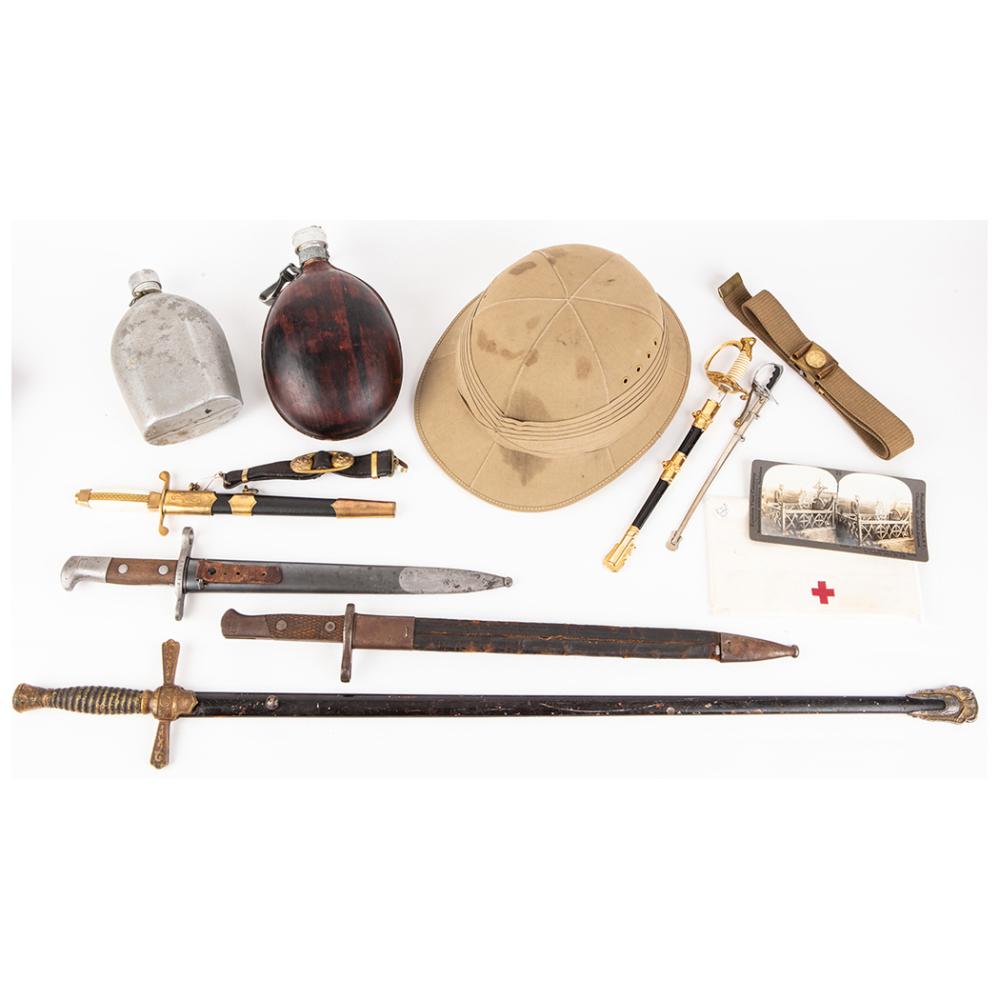 Auction comp thumbnail for Outstanding Collection of Ten WWI, WWII Swords, Daggers and Other Militaria from a Longtime Collector (Goldberg Coins & Collectibles, Lot 222)