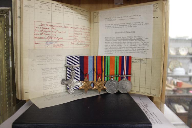 Auction comp thumbnail for Militaria: Military Medals/RAF/World War II A Scarce WW2 'Burma' DFC Group (Henry Aldridge & Son Ltd, Lot 133)