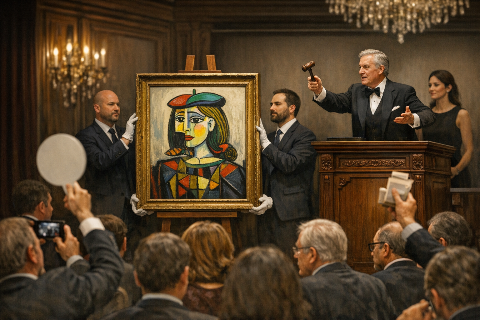Reference image for documenting Pablo Picasso art value factors including medium, edition status, signature, date, dimensions, provenance, labels, condition, restoration, and appraisal purpose