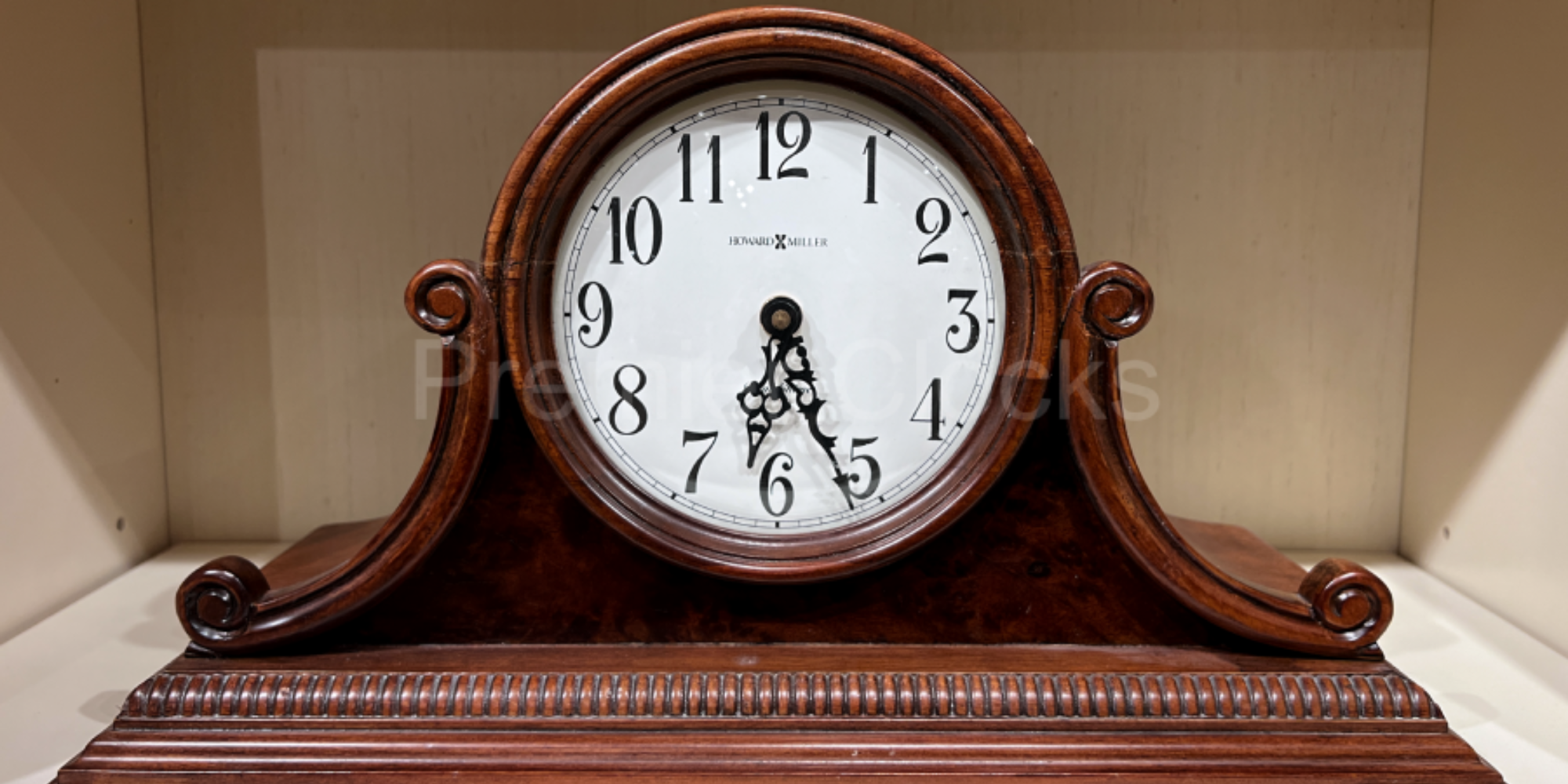 Reference image for documenting antique mantel clock identification factors including maker marks, movement, dial, case materials, labels, serial numbers, repairs, condition, and provenance