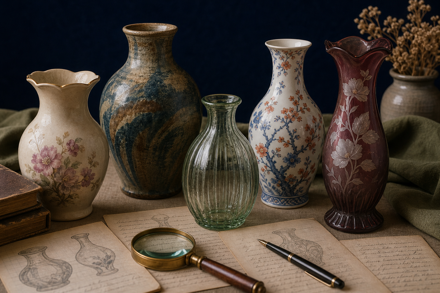Reference image for documenting Robert Bob Pitman studio vase appraisal factors including maker marks, clay body, glaze, decoration, form, base, condition, dimensions, and provenance