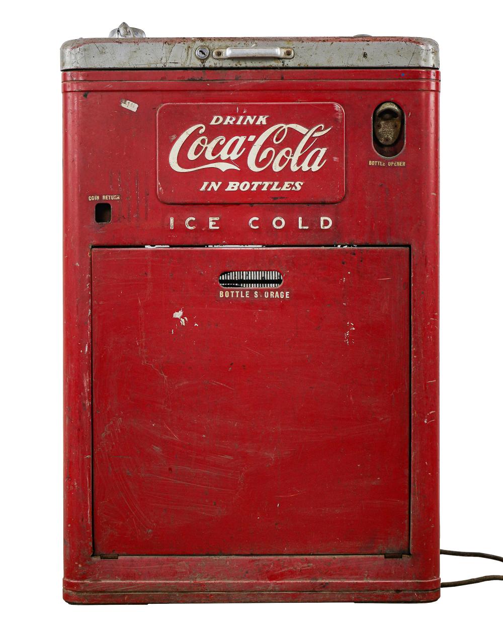Auction comp thumbnail for Vintage Coca-Cola Bottle Vending Machine (Merrill's Auctioneers & Appraisers, Lot 250)