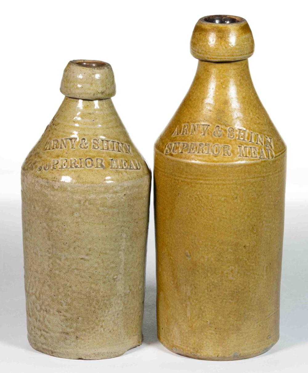 Auction comp thumbnail for GEORGETOWN, DC STONEWARE SUPERIOR MEAD / BEER BOTTLES, LOT OF TWO (Jeffrey S. Evans & Associates, Lot 330)