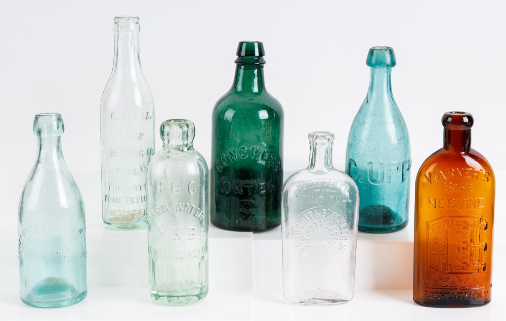 Auction comp thumbnail for Water, Beer & Other Collectible Bottles (Keystone Auctions LLC, Lot 295)