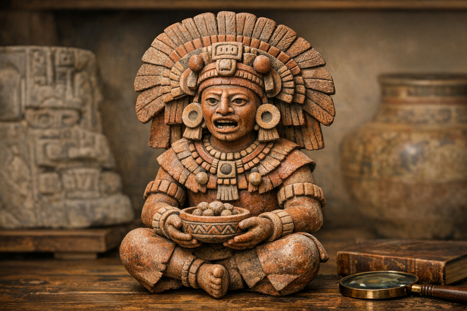 Reference image for Pre-Columbian art value including culture, material, condition, provenance, legal status, testing, restoration, photos, and market context