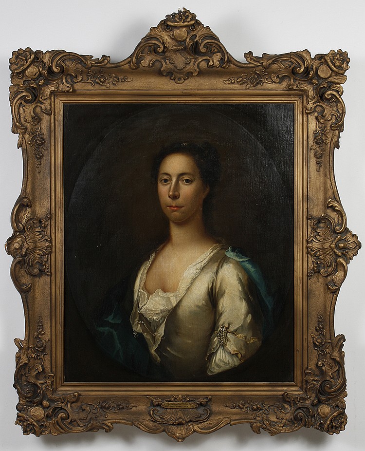 Pacific Galleries unsigned portrait oil painting comp