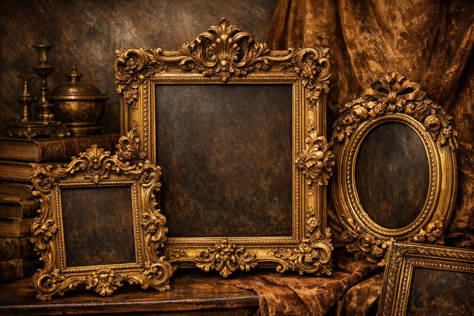 Antique picture frames value reference with gilding, wood, joinery, backboards, profile, size, losses, repairs, photos, and provenance notes