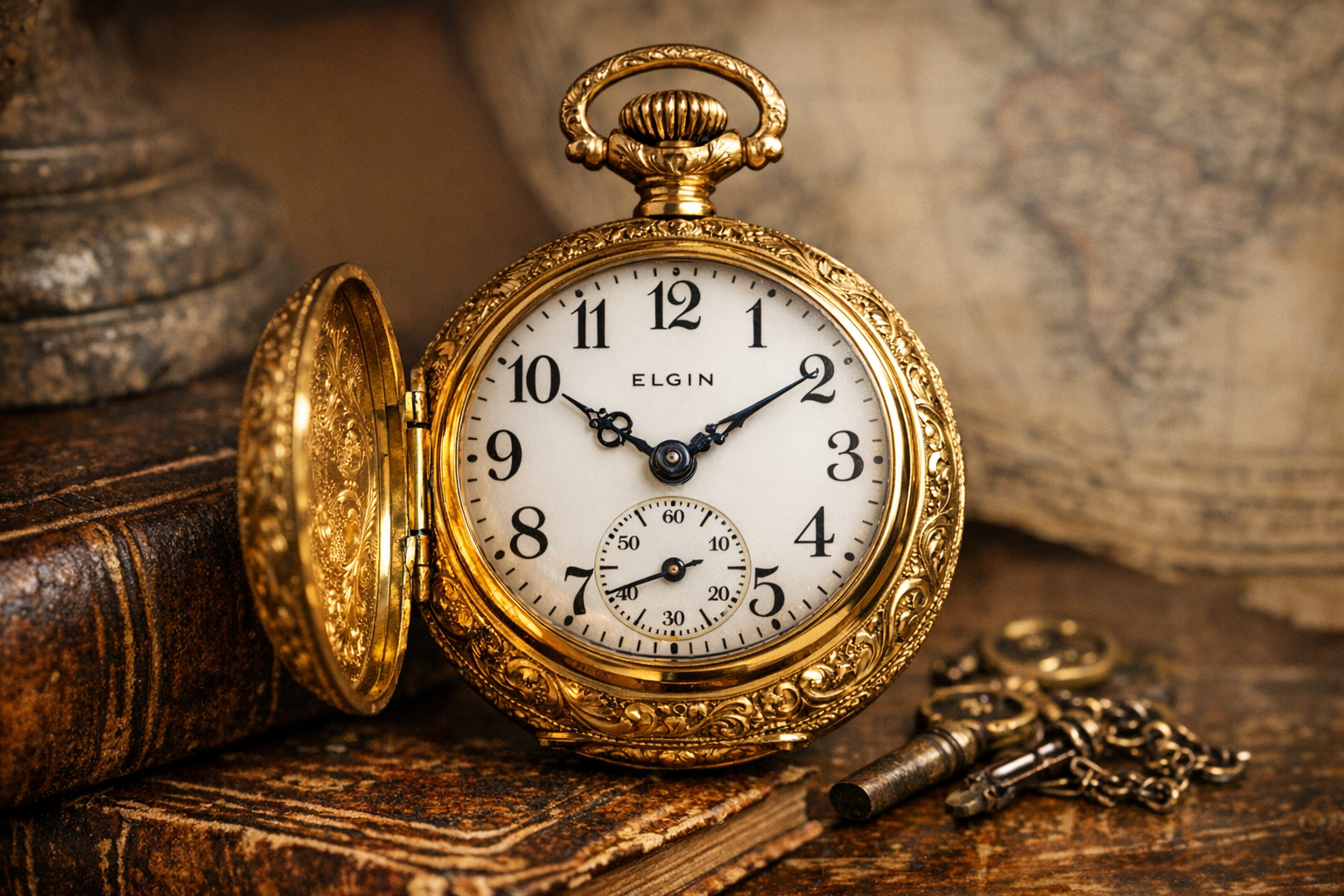 Old Elgin pocket watch value reference with serial number, movement grade, jewel count, case metal, dial, service, photos, and condition