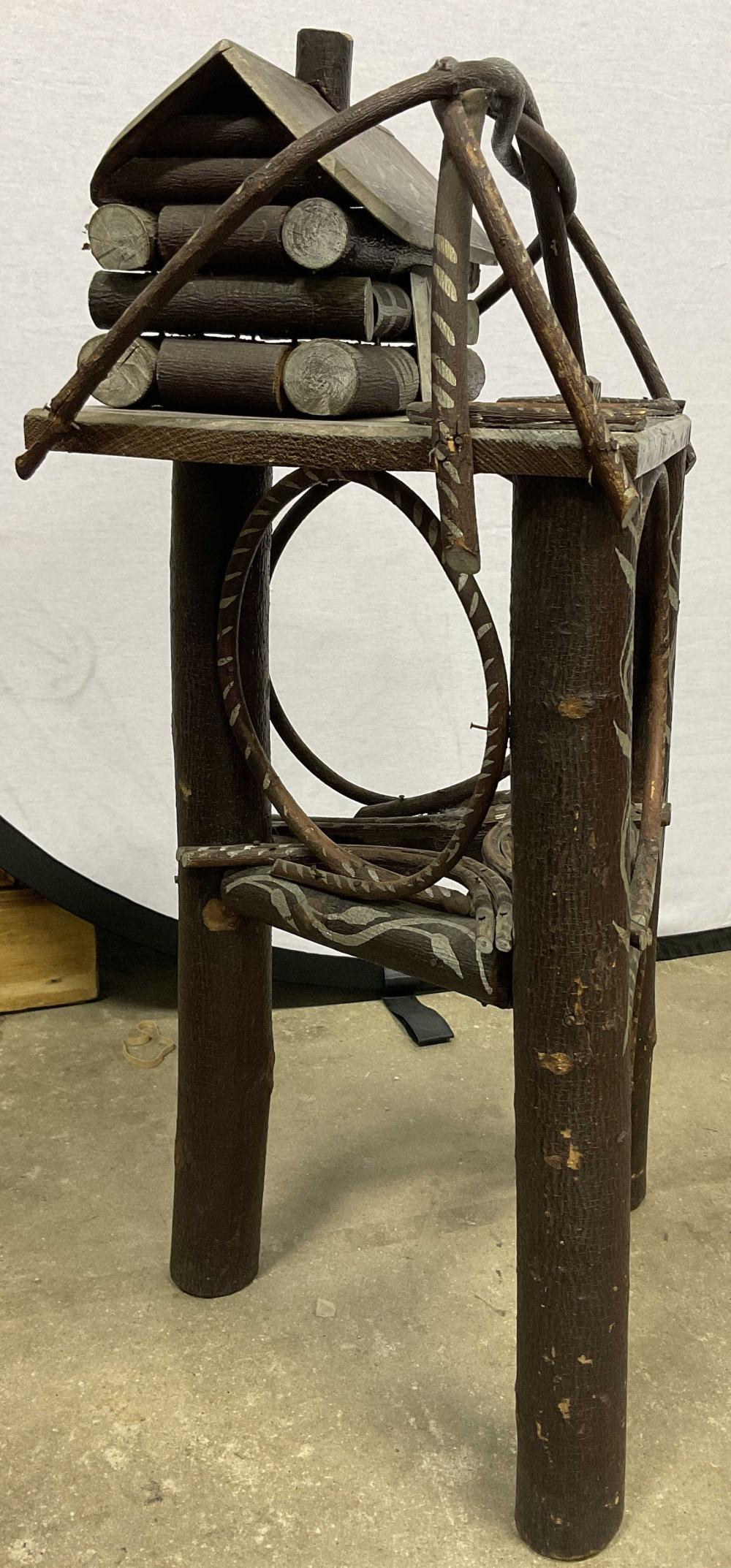 1930s Lloyd Loom armchair and rocking chair reference with weave, labels, frame, finish, repairs, photos, and condition