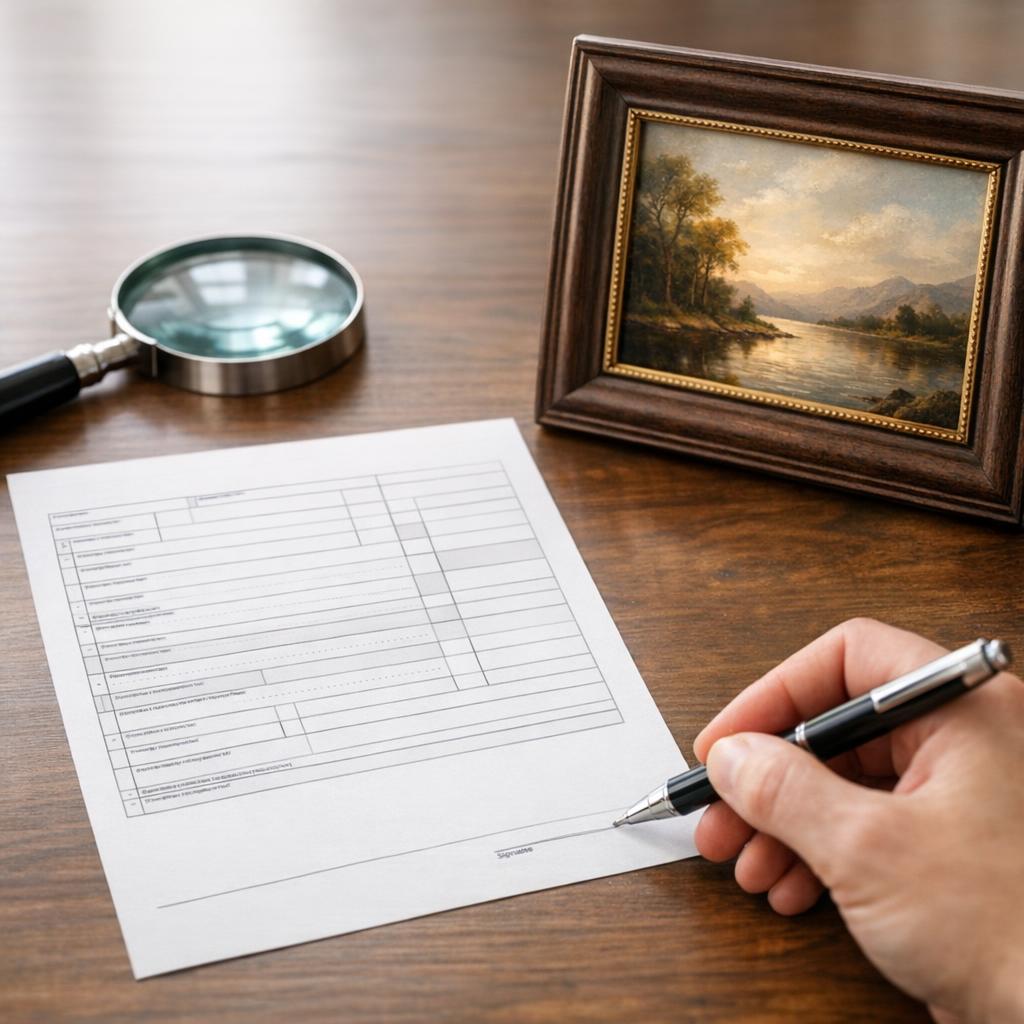 IRS Form 8283 qualified appraisal reference with donation category, appraiser role, records, timing, photos, and signatures