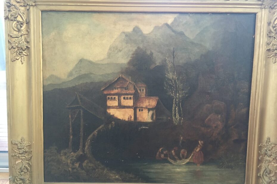 An Original Landscape Painting Scene